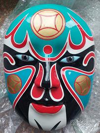 Maschera Teatro Opera Cinese viaggio Cina scultura