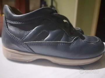 Hogan Junior Pelle Blu Scuro Tg. 26