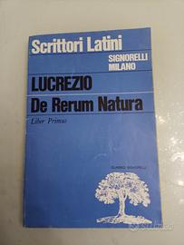 De Rerum Natura liber primus, scritto da Lucrezio 