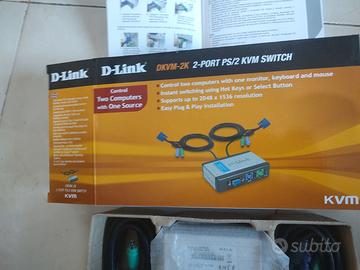 Deviatore per 2 pc con 1 monitor e 1 tastiera