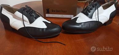 Scarpe da ballo/Tango mod. Paoul bicolore n 39