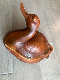 anatra MANCIOLI - porcellana da fuoco - RUSTICANA