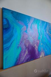 Quadro blu mare per casa- dimensione grande