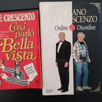 2 libri in italiano di Luciano De Crescenzo.