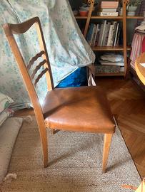 Sedie stile Paolo Buffa vintage
