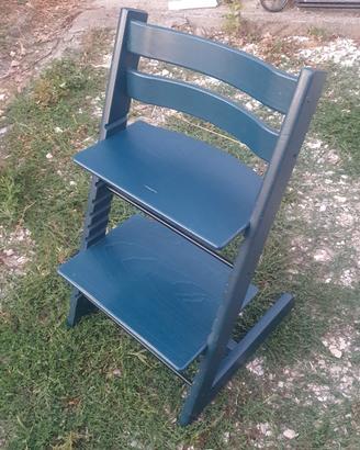 sedia stokke blu