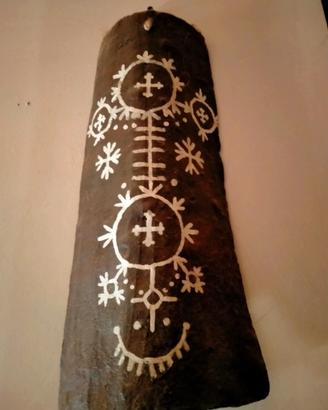 Tegola dipinta a mano 