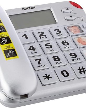 Telefono per anziani Brondi Super Bravo Plus + SOS