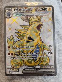 carta Pokémon Tyranitar ex teracristal