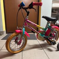 Bici per bambina con rotelle