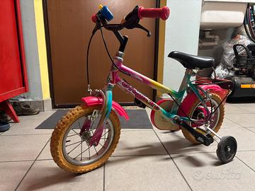 Bici per bambina con rotelle