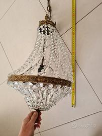 lampadario vintage  perfetto e pulito largo 30 cm