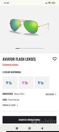 occhiali da sole rayban Aviator large metal 