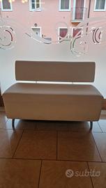 Divanetto 2 posti per sala d'attesa in similpelle