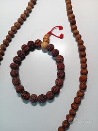 Collana e Braccialetto Semi di Rudra
