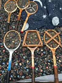 Lotto Racchette da Tennis in legno vintage