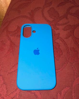 Cover iphone 16 blu