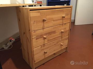 Cassettiera in legno