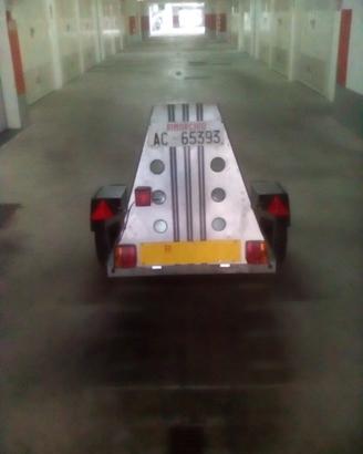 Carrello moto Cresci MT1 con scivolo incorporato