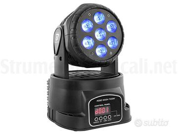 BOOMTONE DJ Robo Wash 7x12W teste mobili