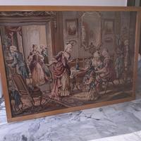 Arazzo da parete anni 50 aristocrazia del 900