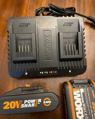 Batteria Worx con caricatore WA3551
