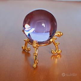 Sfera di cristallo colore lilla