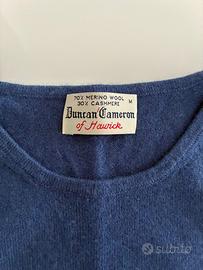 Duncan Cameron of Hawick sotto giacca in cashmire