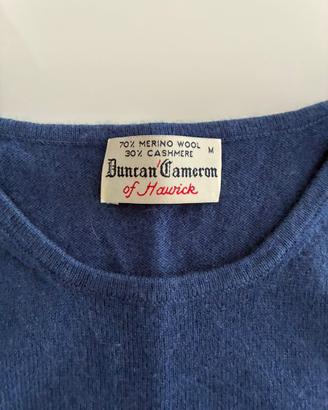 Duncan Cameron of Hawick sotto giacca in cashmire