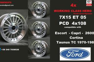 Cerchi SCOMPONIB 7X15 15 POLLICI FORD ESCORT CAPRI