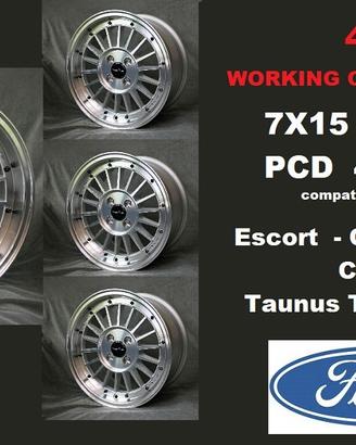 Cerchi SCOMPONIB 7X15 15 POLLICI FORD ESCORT CAPRI