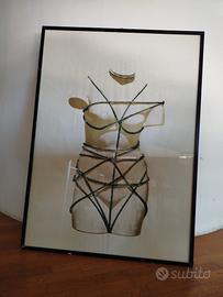 quadro Serigrafia La venere di Man Ray