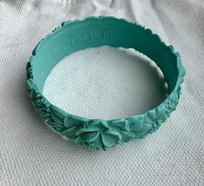 Braccialetto O-Bag in silicone turchese “tiffany”