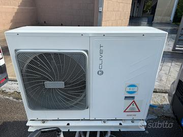 Chiller clivet 9kw monofase r32 inverter