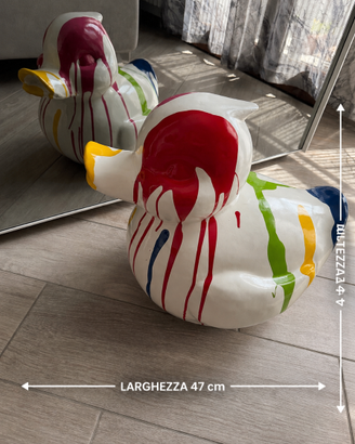 Papera decorativa in ceramica colorata