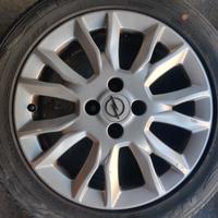 4 cerchi in lega Opel 16” + gomme estive
