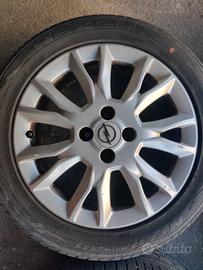 4 cerchi in lega Opel 16” + gomme estive