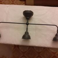Lampada Ikea Vitemolla grigia 3 faretti