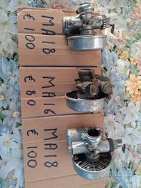 Carburatori varie misure per moto d'epoca