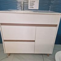 mobile bagno 90 cm con piedini 