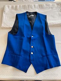 stock gilet blu da cameriere