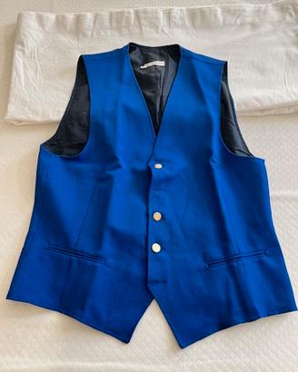 stock gilet blu da cameriere