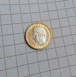1.000 lire anno 1997 con vari errori di conio