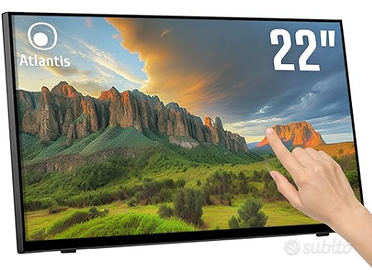 Monitor 22" touch nuovo