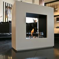 Caminetto a Bioetanolo Bifacciale