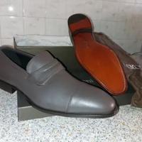 Mocassini in pelle A.Testoni Nuovi 43 ita. 9 uk