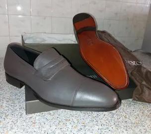 Mocassini in pelle A.Testoni Nuovi 43 ita. 9 uk