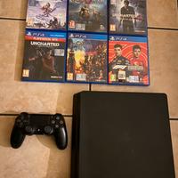 Ps4 slim + 6 giochi