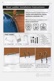 Scala per Piscina/Yacht