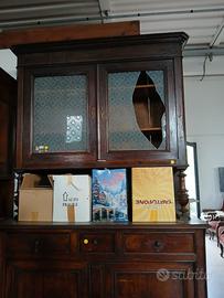 CREDENZA DA RESTAURARE ,META' 800
